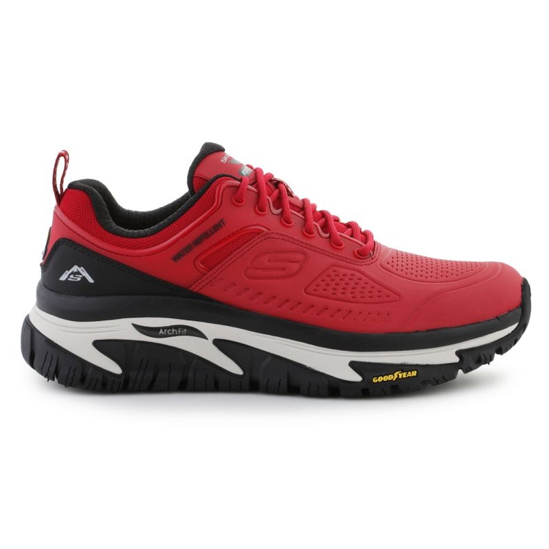 Chaussures Skechers Arch Fit Road Walker Recon 37333-RDBK rouge