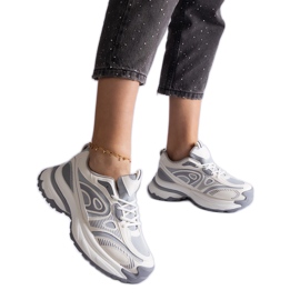 Baskets de sport femme grises