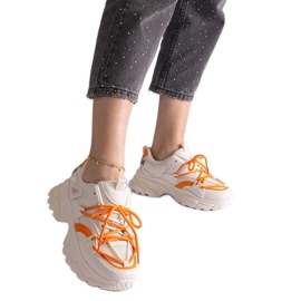 Baskets de sport femme beiges