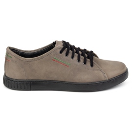 Polbut Baskets en Cuir pour Homme Modèle 2129, Gris Polbut Baskets en Cuir pour Homme Modèle 2129, Gris