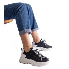 Baskets de sport noires pour femmes le noir Baskets de sport noires pour femmes le noir