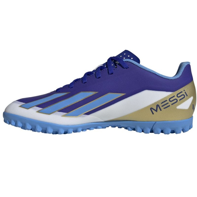 Chaussures Adidas X Crazyfast Club Messi Tf ID0726 bleu Chaussures Adidas X Crazyfast Club Messi Tf ID0726 bleu