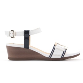 Geox D Marykarmen D chaussures compensées D828QD 05402 C0899 blanc