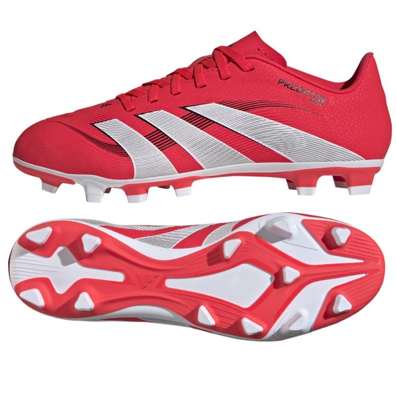 Adidas Predator Club FG / Mg ID1326 Chaussures de football rouge