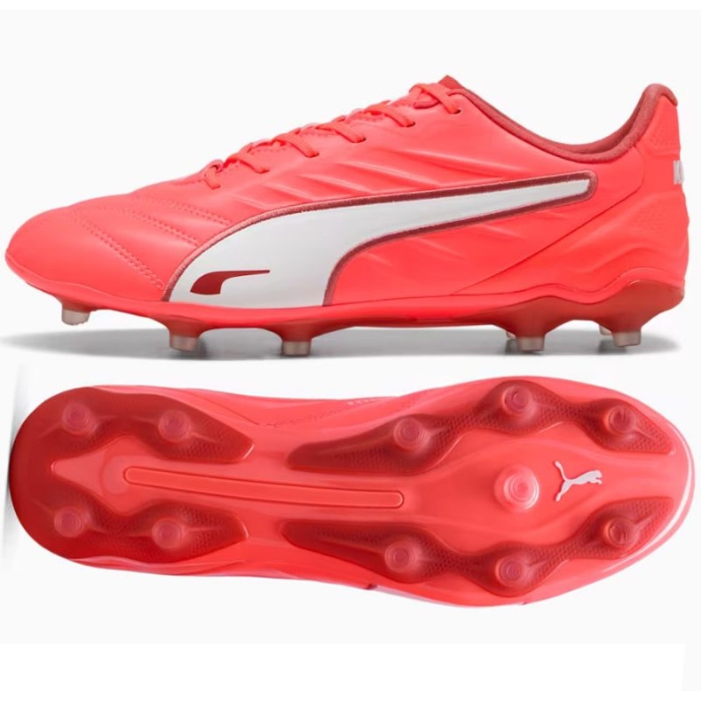 Puma King Pro FG / AG 108308-01 Chaussures de football rouge