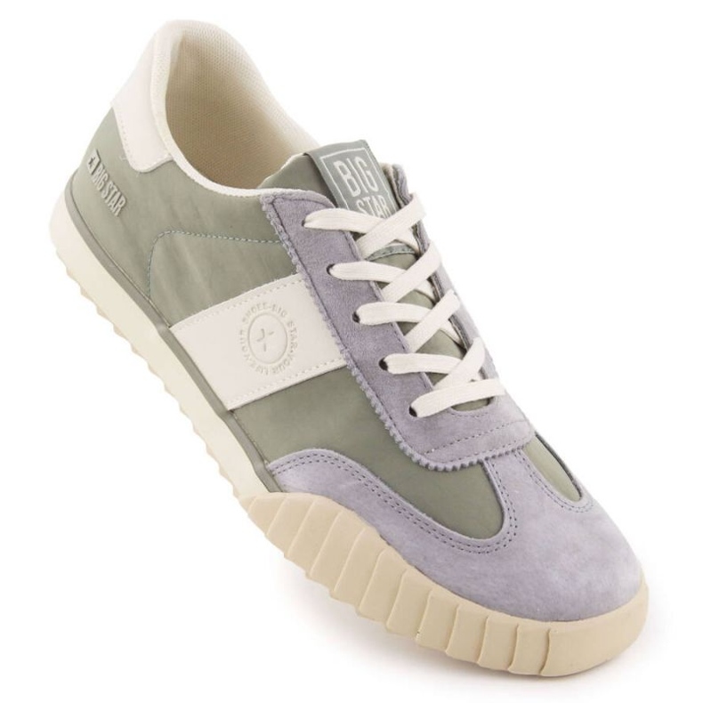 Chaussures de sport masculines Big Star NN174517 gris-vert