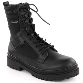 Big Star OO174164 Chaussures en cuir tactique noire le noir le noir