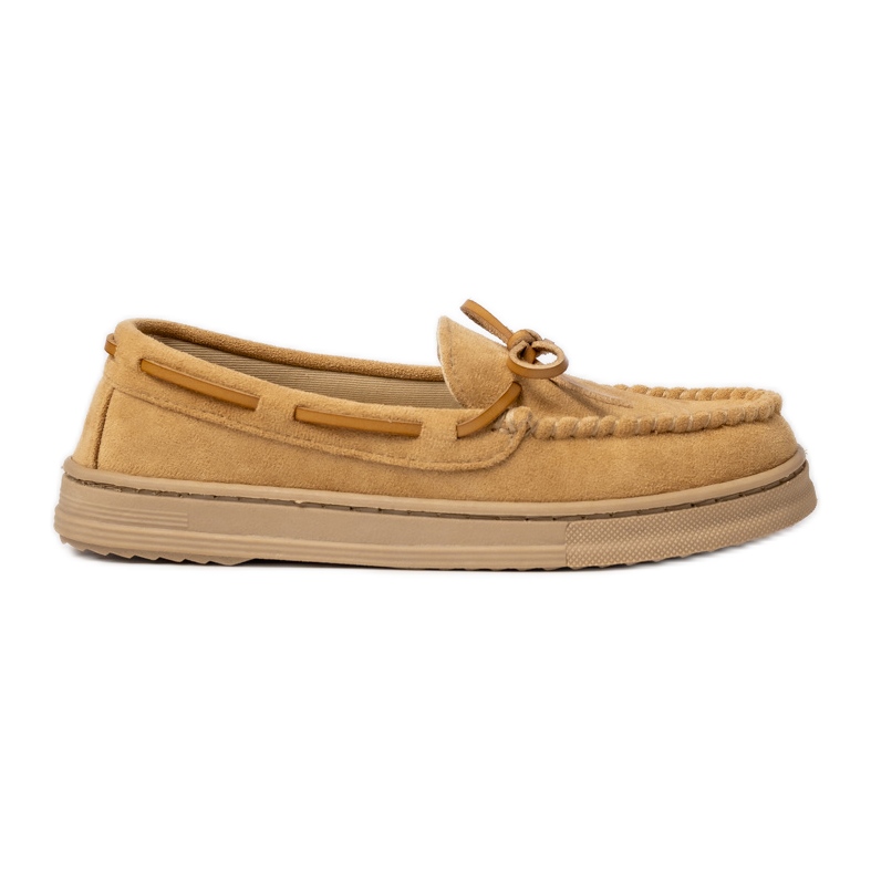 Modages de chameau pour femmes, daim avec un arc beige