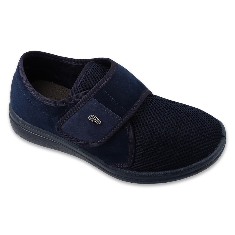 Dr.Rorto Befado Chaussures velcro pour femmes avec insert remplaçable PU 088d001 bleu marine