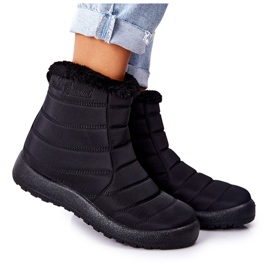 NEWS Bottes de neige isolées pour femmes 1467 noir