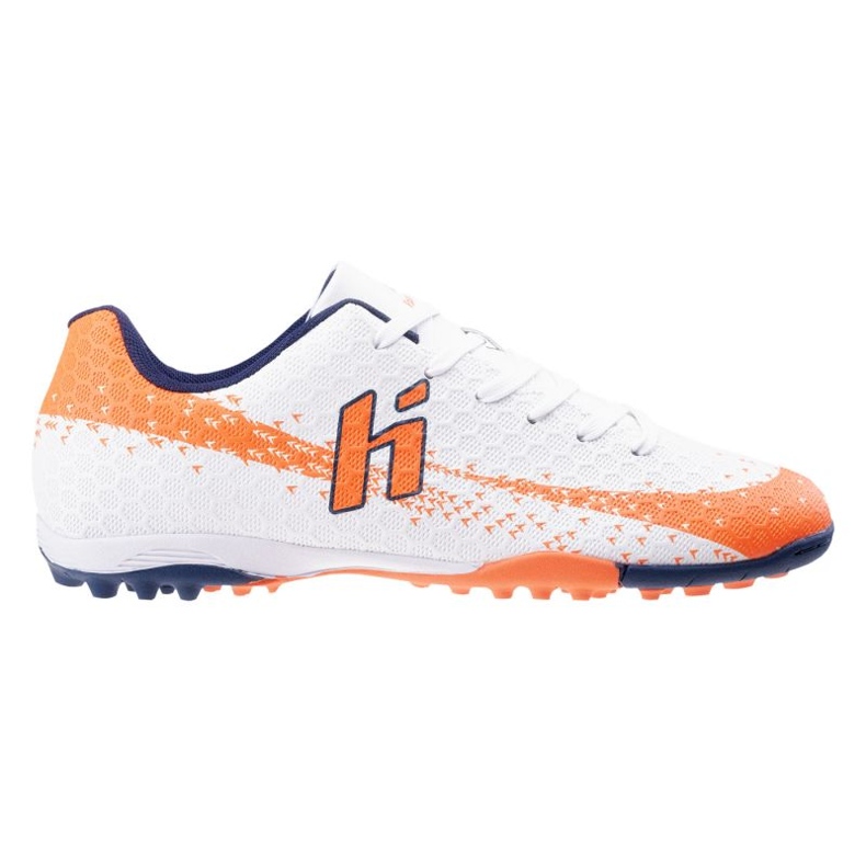 Huari Turfy recoleti tf chaussures de football blanc-orange blanche