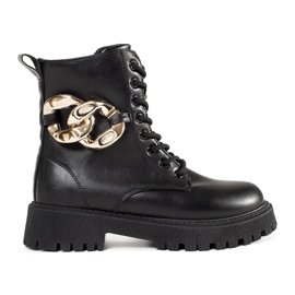 Travailleurs noirs avec une chaîne dorée