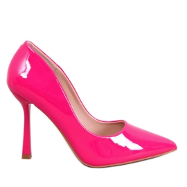 Escarpins femme laqués Fuchsia rose