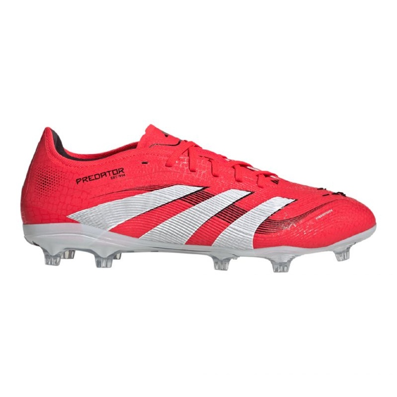 Adidas Predator Pro FG ID3856 Chaussures rouges Adidas Predator Pro FG ID3856 Chaussures rouges