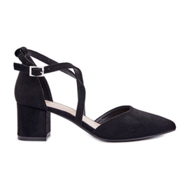 Pompes sur l'éco en daim post Sergio Leone Black noir