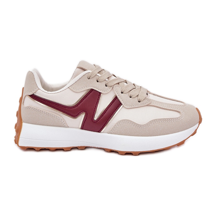 Baskets beige-bord baskets chaussures de sport