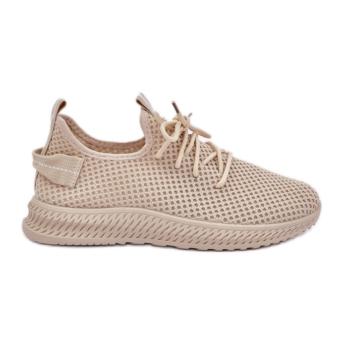 Slip pour femmes -Up dans les chaussures de sport beige
