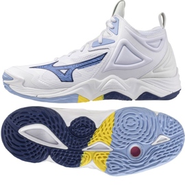 Mizuno Wave Momentum 3 Mid V1GA231797 Chaussures blanches