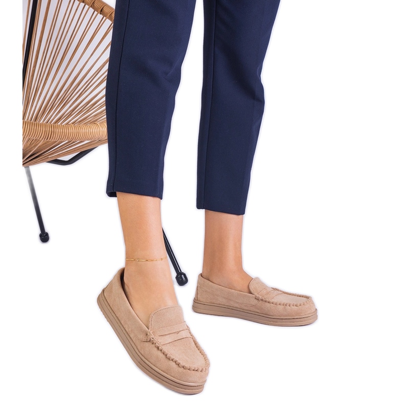 Locons pour femmes beige d'Ekozamsz