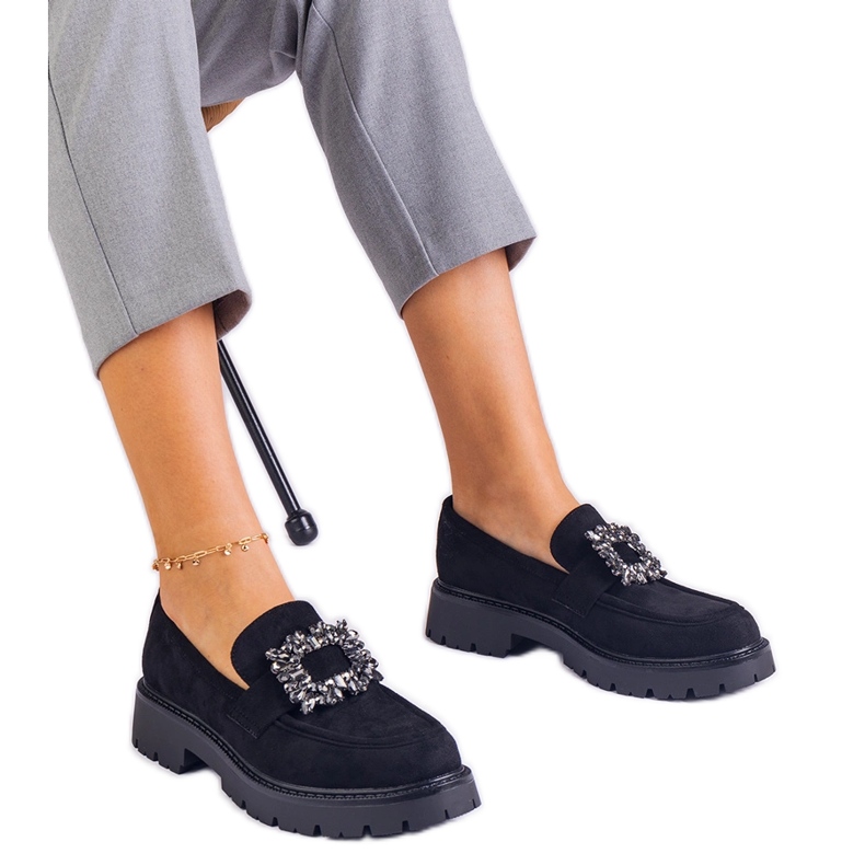 Modages de femmes noires d'Ekozamsz avec une décoration élégante le noir Modages de femmes noires d'Ekozamsz avec une décoration élégante le noir