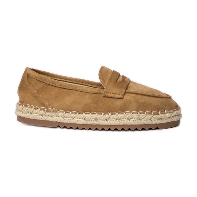 Espadrilles Locons de chameau féminin beige