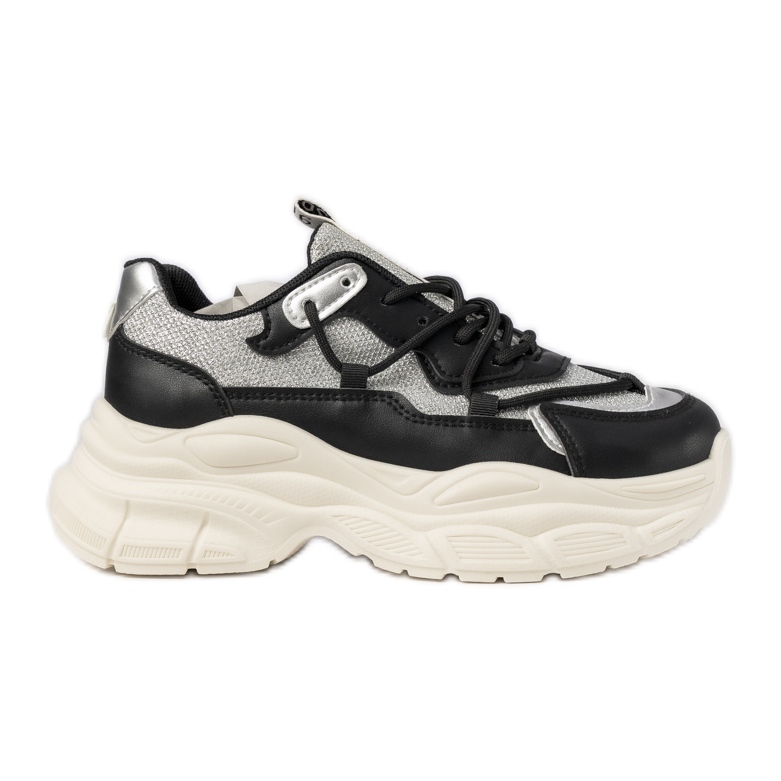 Baskets sportives noires féminines le noir Baskets sportives noires féminines le noir