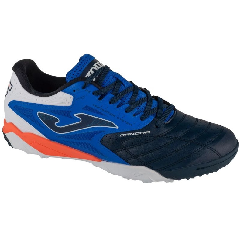 Joma Cancha 2403 TF CanW2403TF Navy Football Shoes bleu