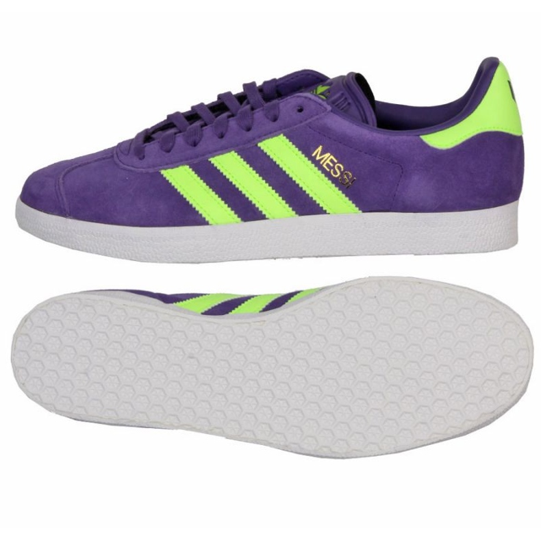 Adidas Gazelle Messi dans IH8164 Purple Football Shoes violet Adidas Gazelle Messi dans IH8164 Purple Football Shoes violet