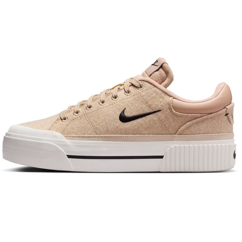 Nike Court Legacy Lift FZ2606-200 chaussures beige