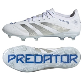 Adidas Predator Pro FG ID3857 blanc et argent