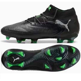 Puma Future 8 Ultimate FG 108138-02 Chaussures noires avec une chaussette