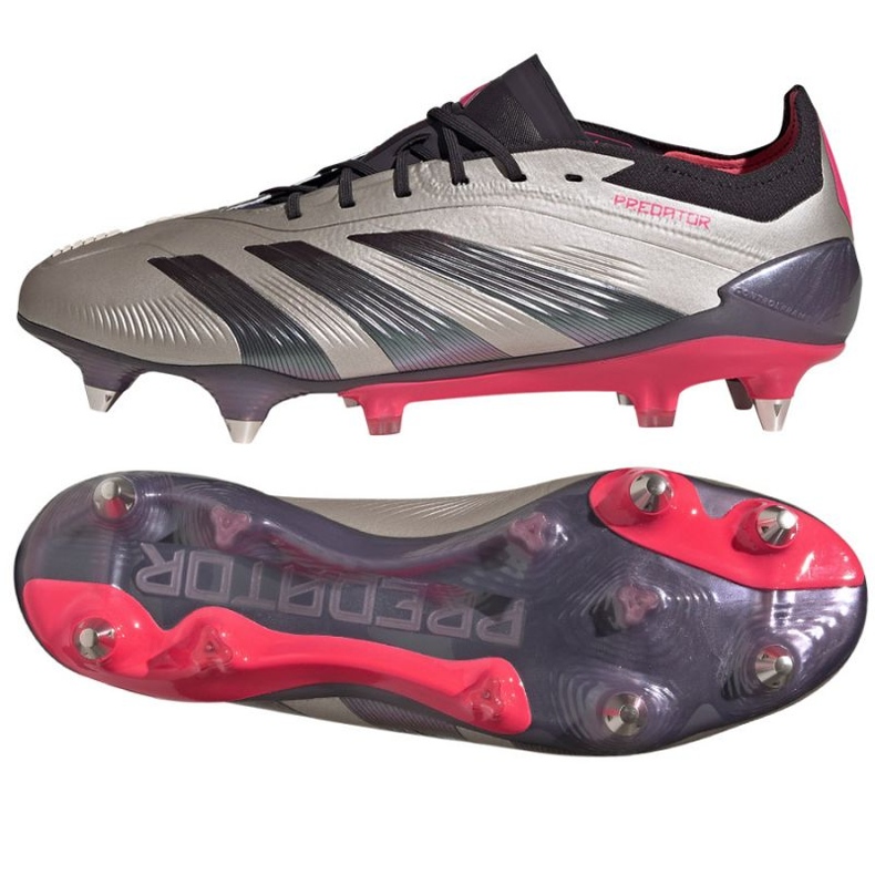 Adidas Predator Elite SG ID0913 Chaussures Gray-Black gris