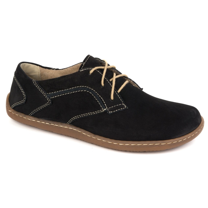 Olivier Chaussures en cuir minimaliste aux pieds nus 1082 Nubuk noir le noir Olivier Chaussures en cuir minimaliste aux pieds nus 1082 Nubuk noir le noir