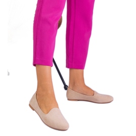 Ballerines classiques beige d'Ekozamszu
