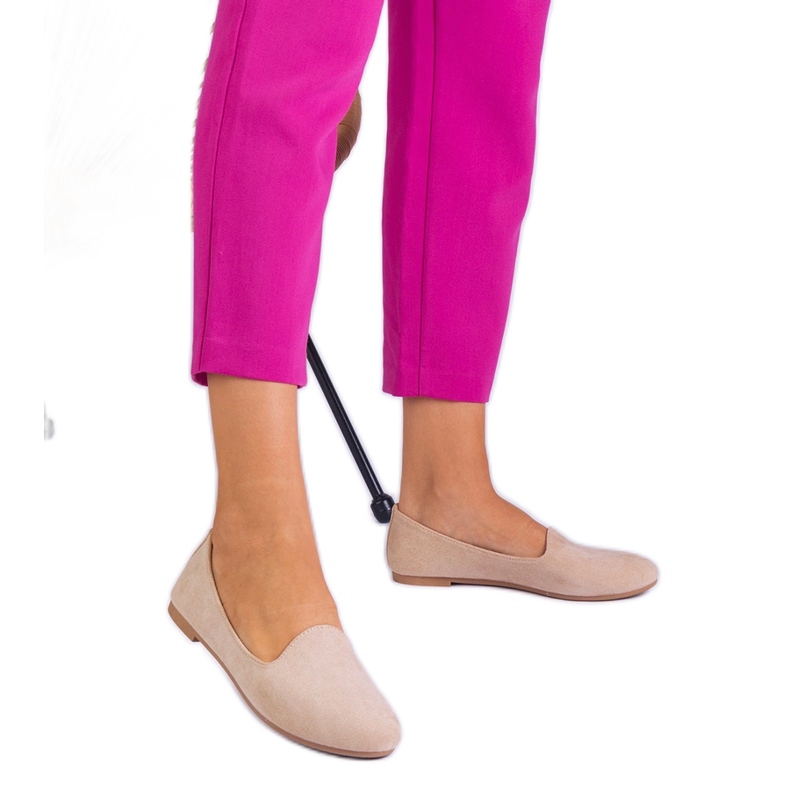 Ballerines classiques beige d'Ekozamszu