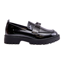 Mocassins Vernis Femme Vinceza 62187 Noir