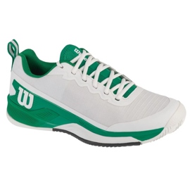 Chaussures de tennis Wilson Rush Pro 4.5 Clay WRS334350 Blanc et vert