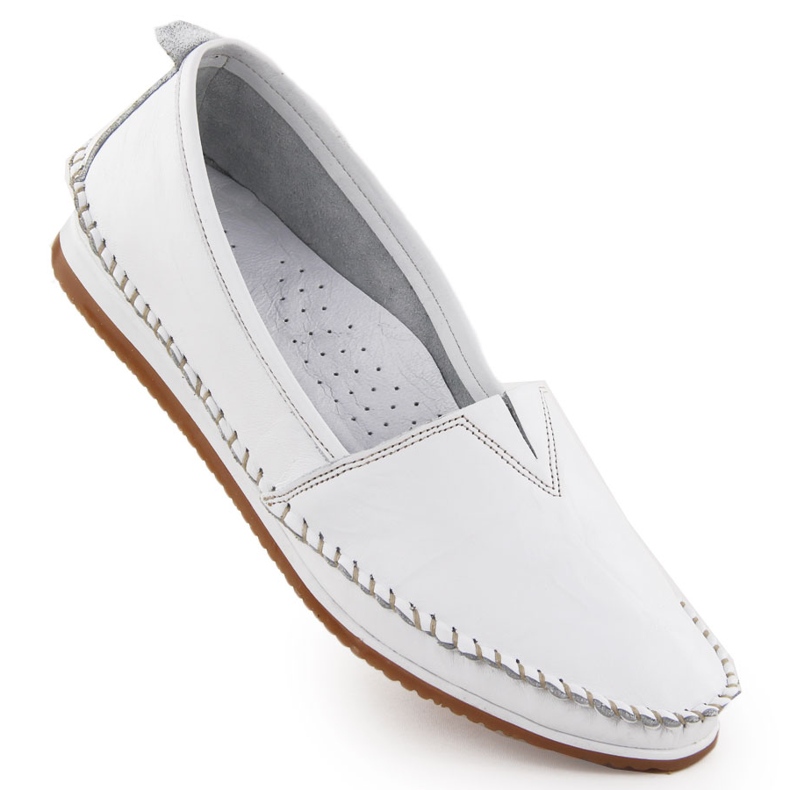 T.Sokolski Mocassins en cuir en cuir blanche T.Sokolski Mocassins en cuir en cuir blanche