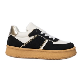 Baskets classiques pour femmes sur platfom noir le noir