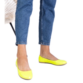Ballerines de néon jaune
