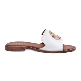 Volets en cuir avec décoration à thèmes plate Zazoo 3047 / o blanc