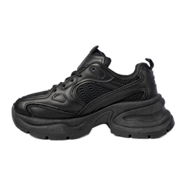 Baskets sportives noires féminines