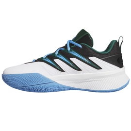 Adidas dame certifié 3 JI1541 Chaussures de basket-ball blanche