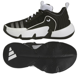 Chaussures de basket-ball adidas trae illimitées IE2146 noir