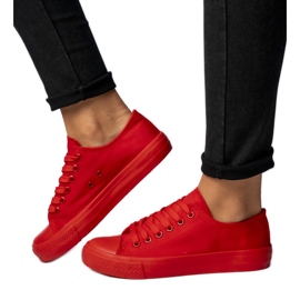 Baskets Nova Red pour femmes rouge