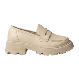 Femmes via les mocassins beige giulia