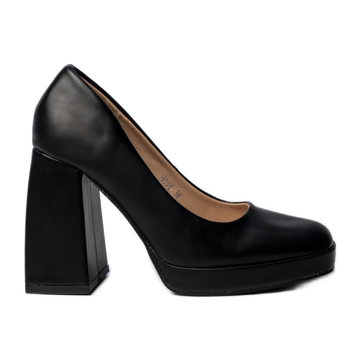 Pompes en écos-cume pour femmes noires le noir