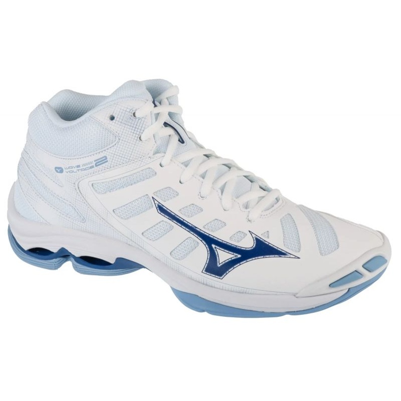 Tension d'onde Mizuno 2 Mid V1GA246511 Chaussures blanches