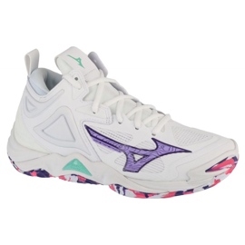 Mizuno Wave Momentum 3 Mid V1GC231720 Chaussures blanches