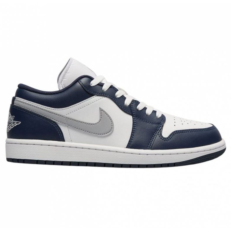 Nike Air Jordan 1 Low 553558-141 Navy Blue Shoes bleu
